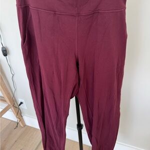 Maroon Lululemon Align Joggers